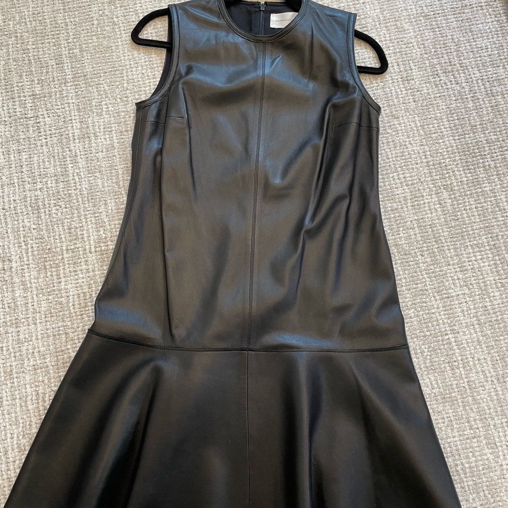 Victoria Beckham leather dress NWT